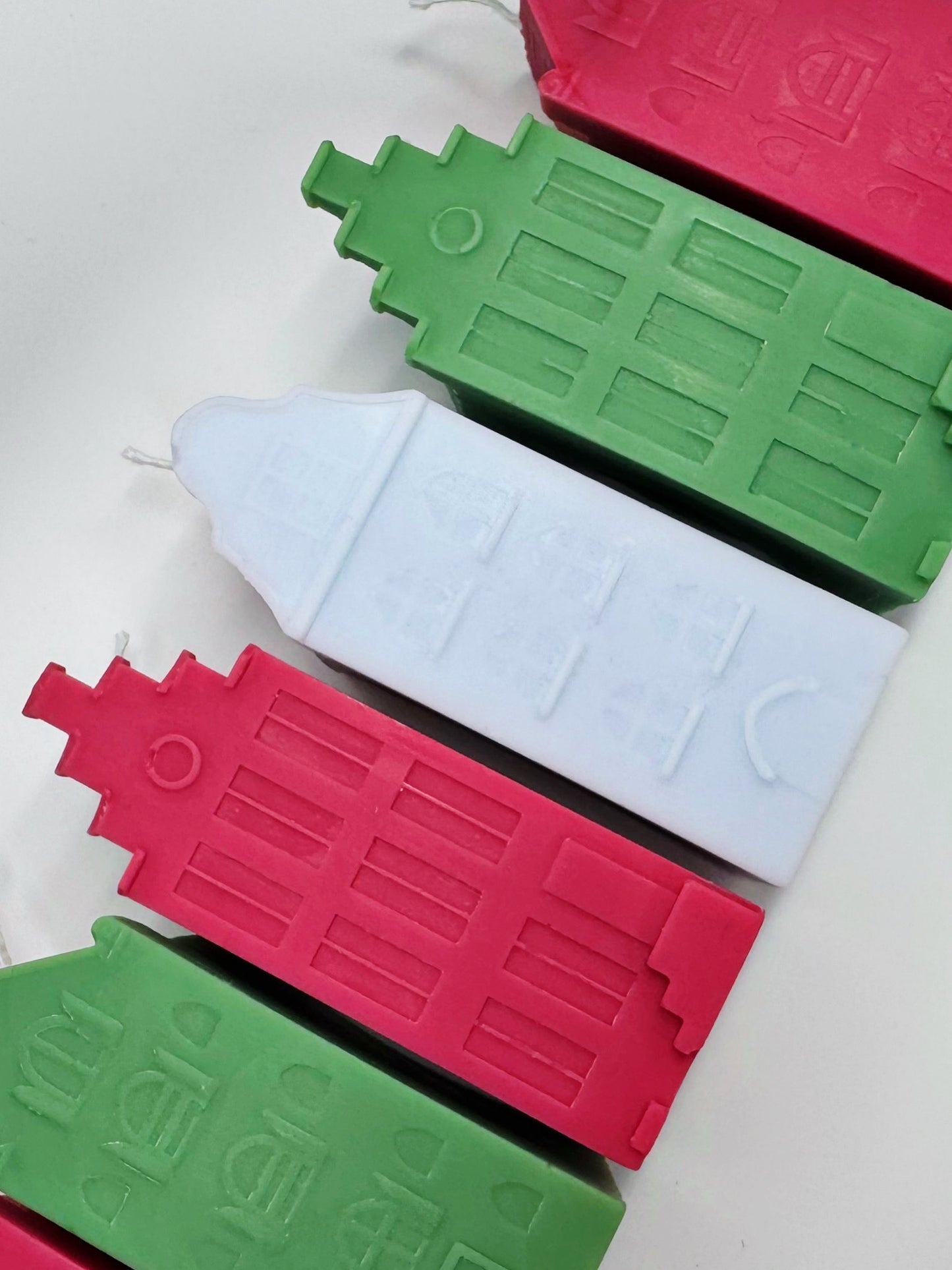 Amsterdam canal houses set